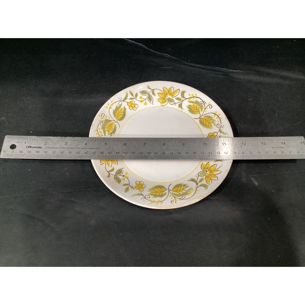 Mikasa Cera Stone ~ Sun Flower ~ Salad Plates Set of 4 *